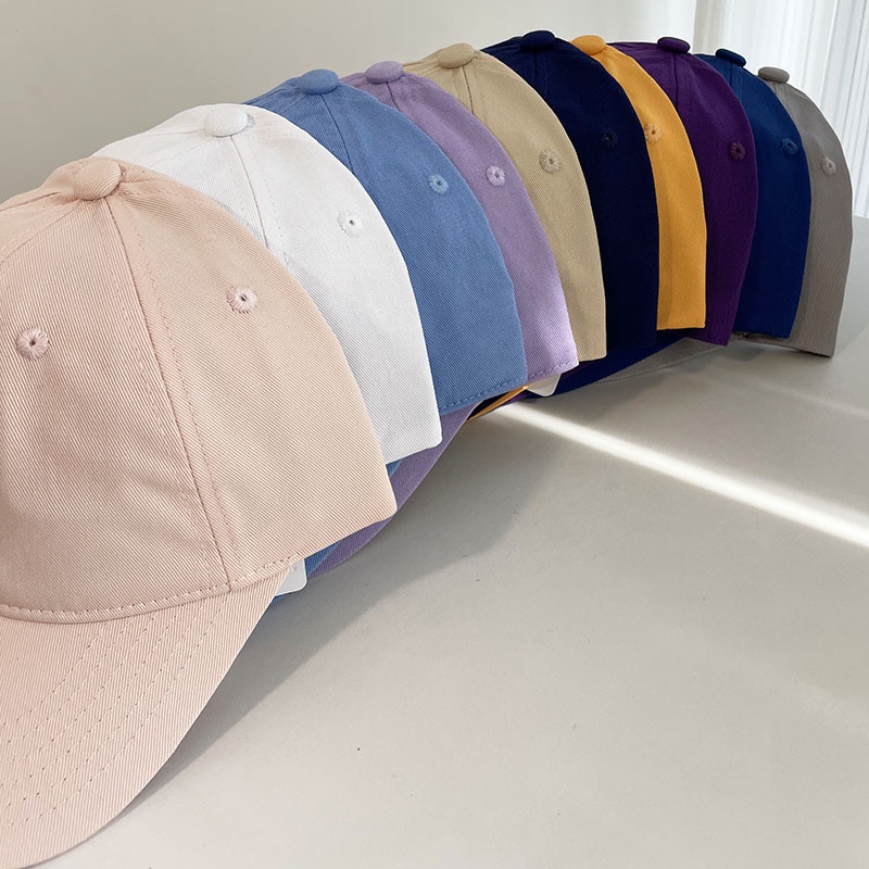 Mũ Lưỡi Trai Cotton Thêu Chữ LA Thời Trang Cho Nam Nữ