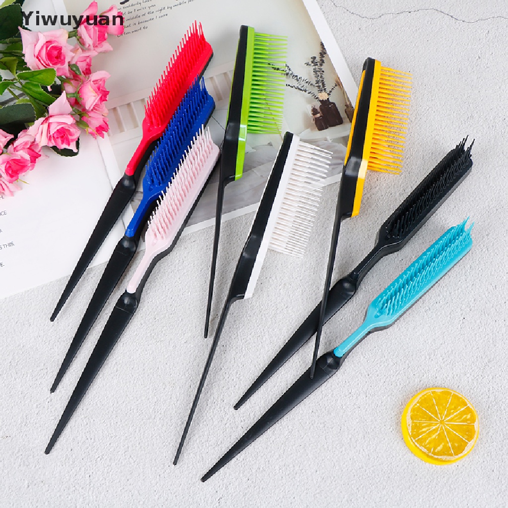 < Yiwuyuan > Lược Nhựa Chống Tĩnh Điện Chuyên Dụng Cho Salon Làm Tóc