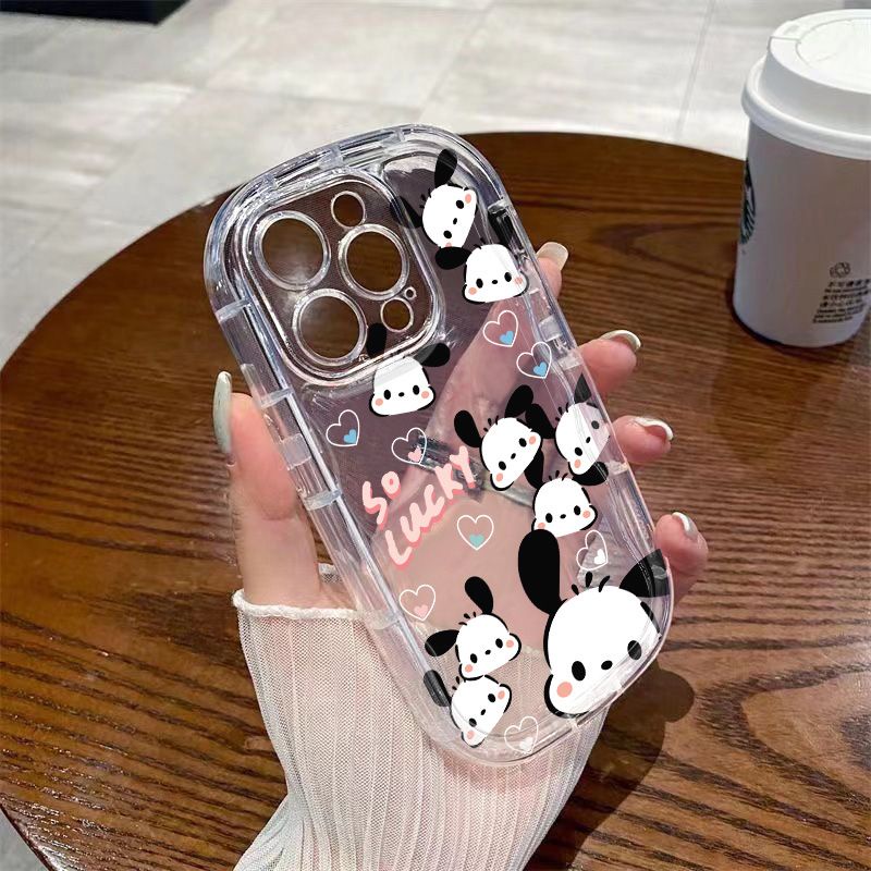 ✅Ốp Điện Thoại Mềm Trong Suốt Chống Sốc In Hình Chó Pacha Dog Cho Iphone 8P 7xs 12Iphone 14 / promax / Apple 1113 DY6V