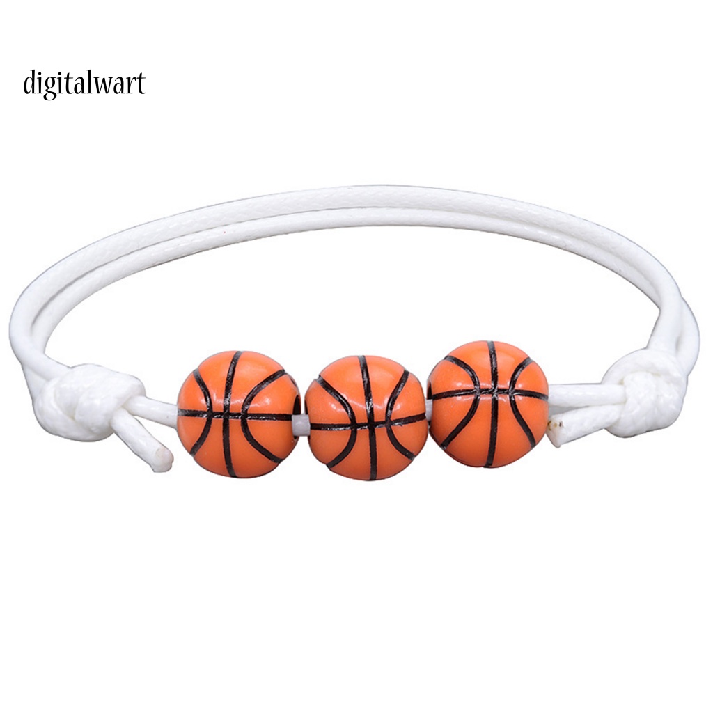 Kỹ Thuật Số| Vòng Tay Dây Bện Gắn Bóng Bầu Dục Thời Trang Unisex