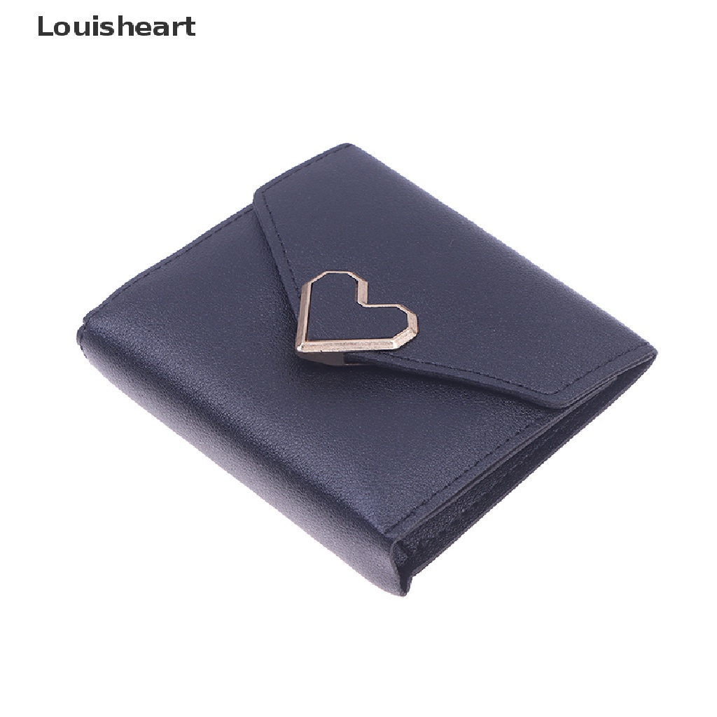 1 Ví Đựng Tiền Xu Louisheart Mini In Họa Tiết Trái Tim Xinh Xắn Dành Cho Nữ