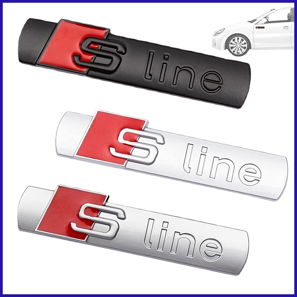 Logo Dán Trang Trí Xe Hơi Sline Q5 Q7 A3 A5 A4L A6L A8L Đẹp Mắt