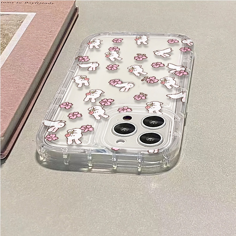 Ốp Điện Thoại Silicon TPU Mềm Trong Suốt In Họa Tiết Dễ Thương Cho IPhone 14 12 13 Pro Max 11 XS XR X 8 + 7 Plus