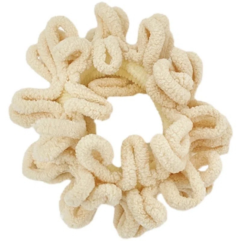 Dây Cột Tóc Lông Nhung Co Giãn Cao Thời Trang Cho Nữ