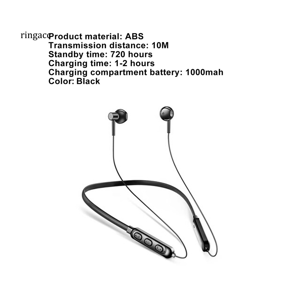 Tai Nghe Thể Thao Không Dây RGA X168 Chống Nước IPX5 Bluetooth 5.0 Âm Thanh Nổi Có Thể Gấp Gọn