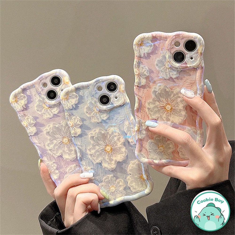 Ốp Điện Thoại TPU Mềm Chống Mồ Hôi In Họa Tiết Tranh Sơn Dầu Đẹp Mắt Cho Iphone 14 Pro Max 11 12 11 Pro Max X XS