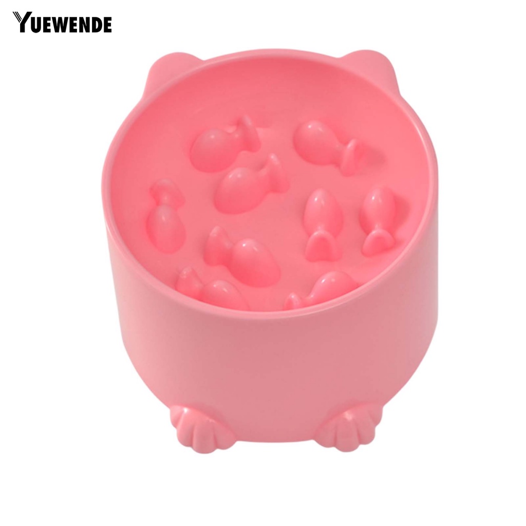 Yue.z Tô Đựng Thức Ăn Cho Thú Cưng Đế Cao Dễ Vệ Sinh