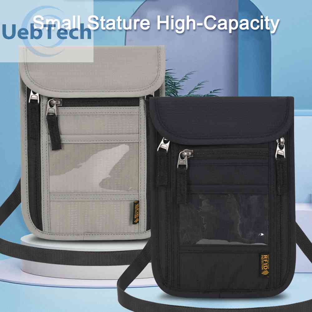 Ví Đựng Hộ Chiếu / Thẻ Đeo Cổ Đa Năng Tiện Dụng Mang Theo Du Lịch