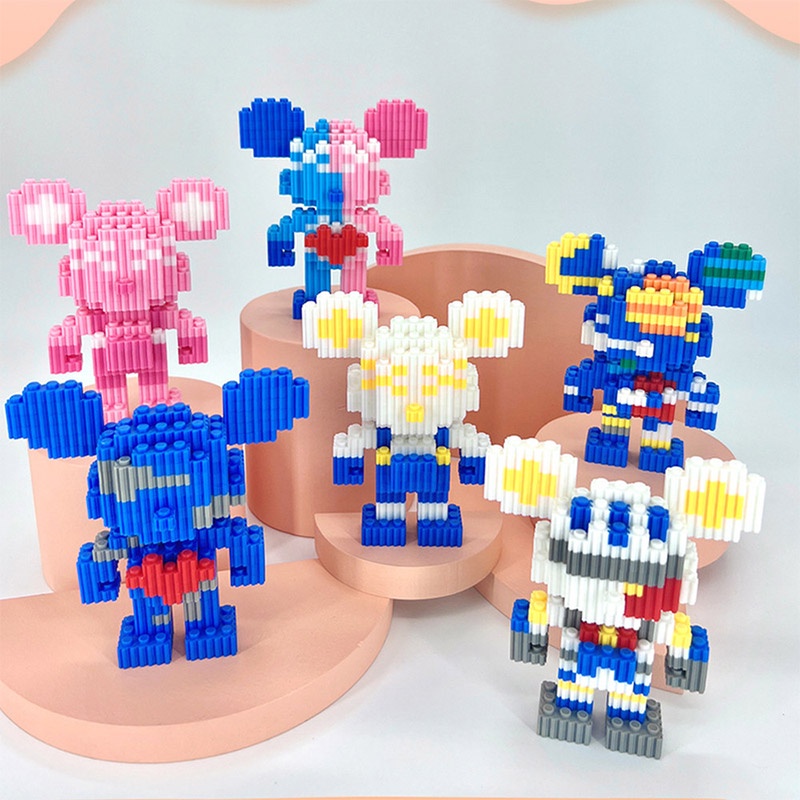 Khối Đồ Chơi Lắp Ráp Lego Hình Chú Gấu Dễ Thương Cho Bé Trai Và Gái