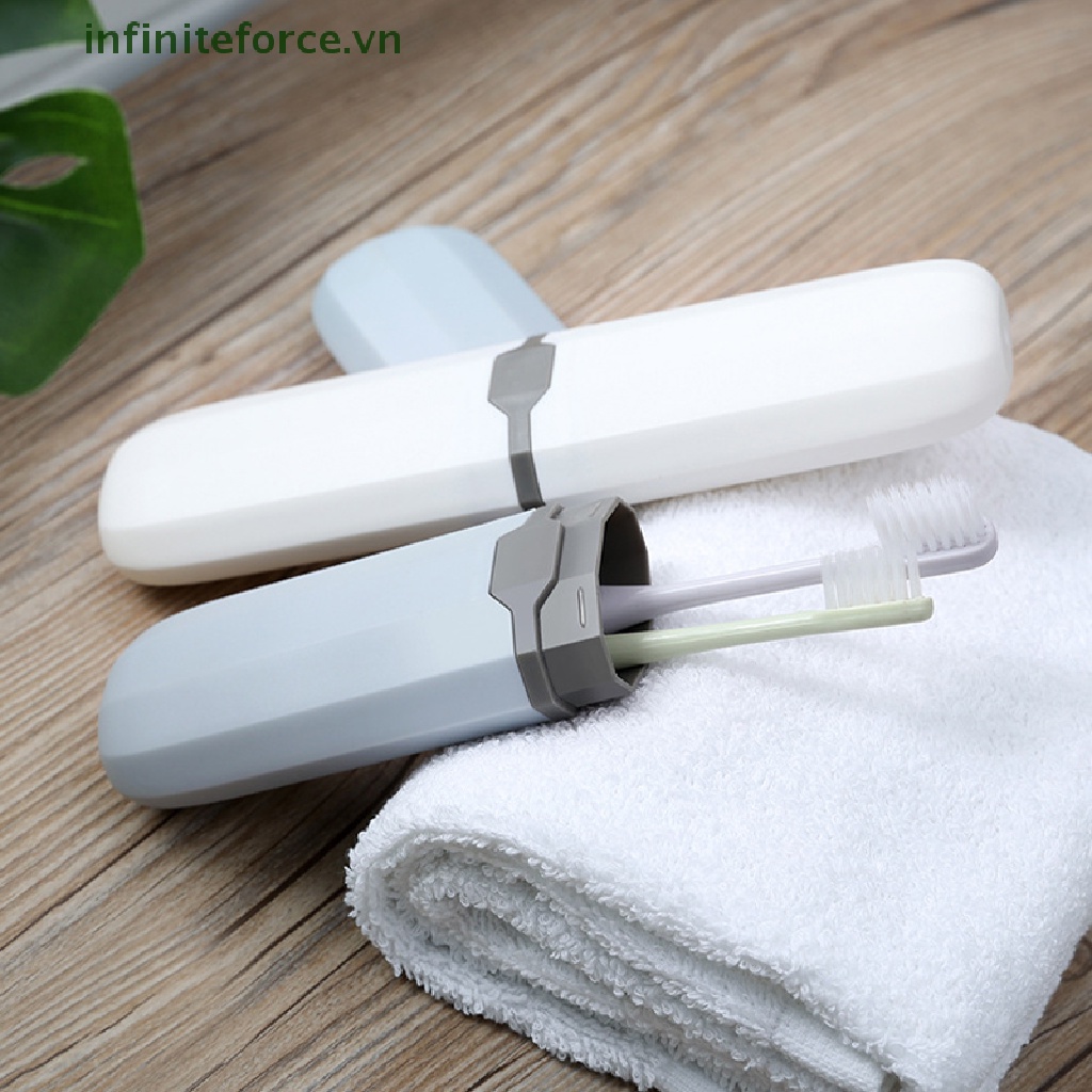 Hộp Đựng Bàn Chải Đánh Răng [INVN] Hộp Đựng Bàn Chải Đánh Răng Di Động Sắp Xếp Gọn Gàng Cho Nhà Tắm / Cắm Trại Ngoài Trời