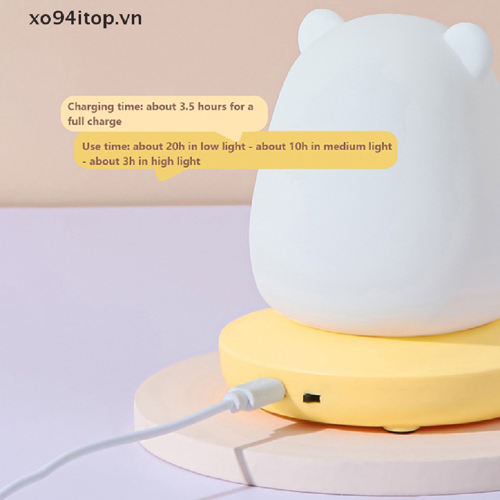 Đèn Ngủ LED Hình Động Vật Dễ Thương Cho Bé