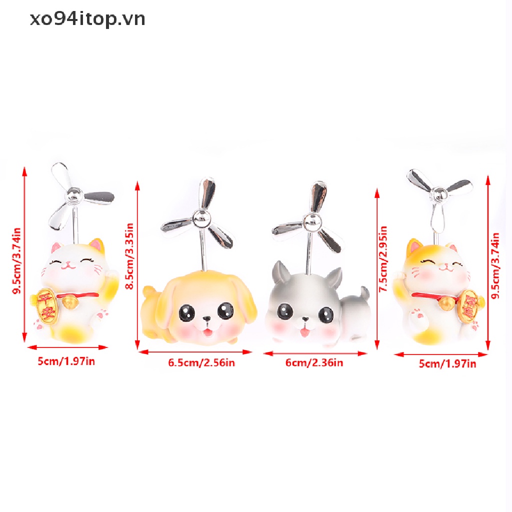 Kẹp Khuếch Tán Hương Thơm Xe Hơi Hình Mèo Đáng Yêu