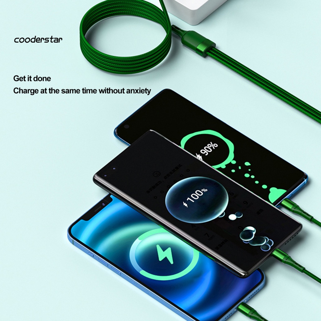 Dây Cáp Sạc Nhanh 6A Ba Trong Một Tiện Dụng