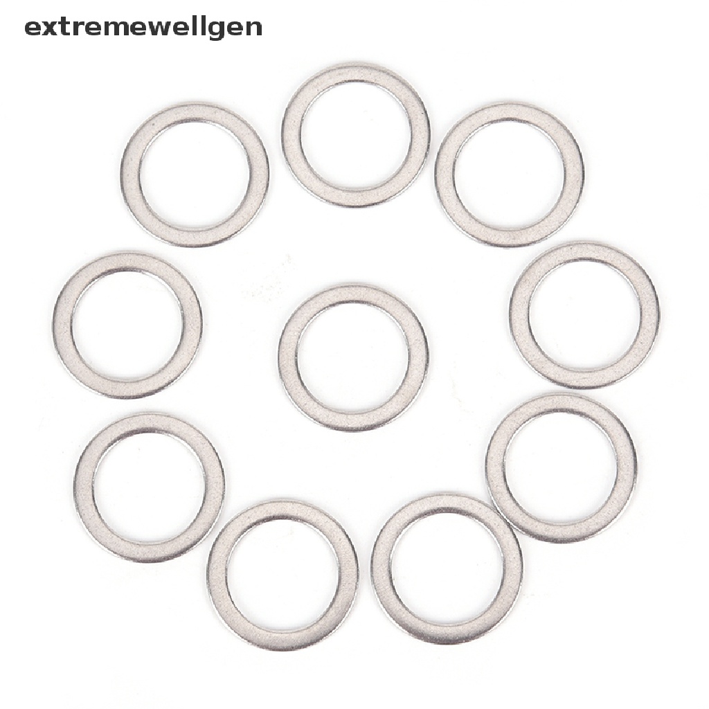 Set 10 Vòng Đệm Bằng Thép Không Gỉ Cho Bàn Đạp Xe Đạp