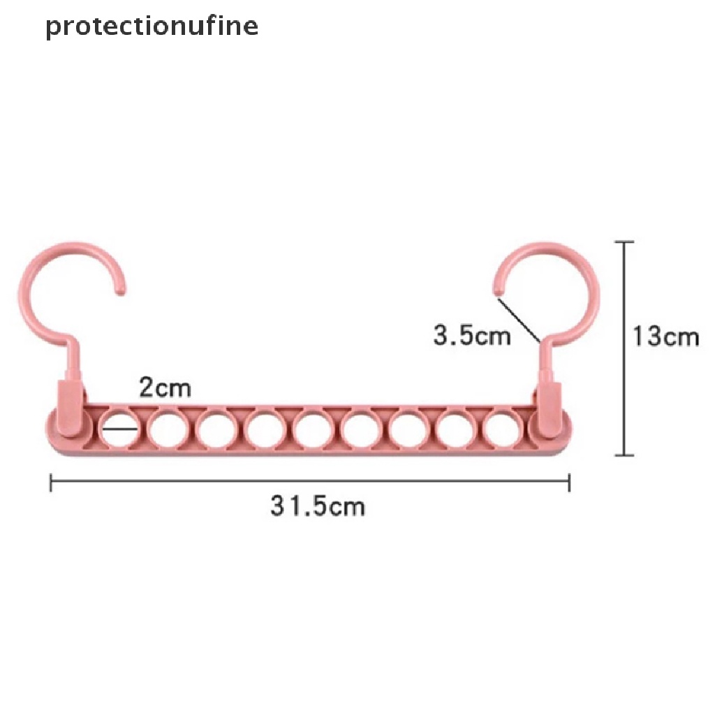 Móc Treo Quần Áo 9 Lỗ Gấp Gọn Đa Năng PR3VN