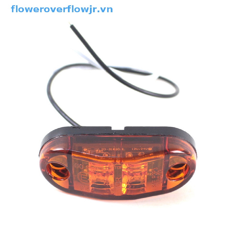 1 Đèn LED Cảnh Báo 10V 30V Ánh Sáng Trắng / Vàng / Đỏ Dành Cho Xe Hơi / Xe Tải