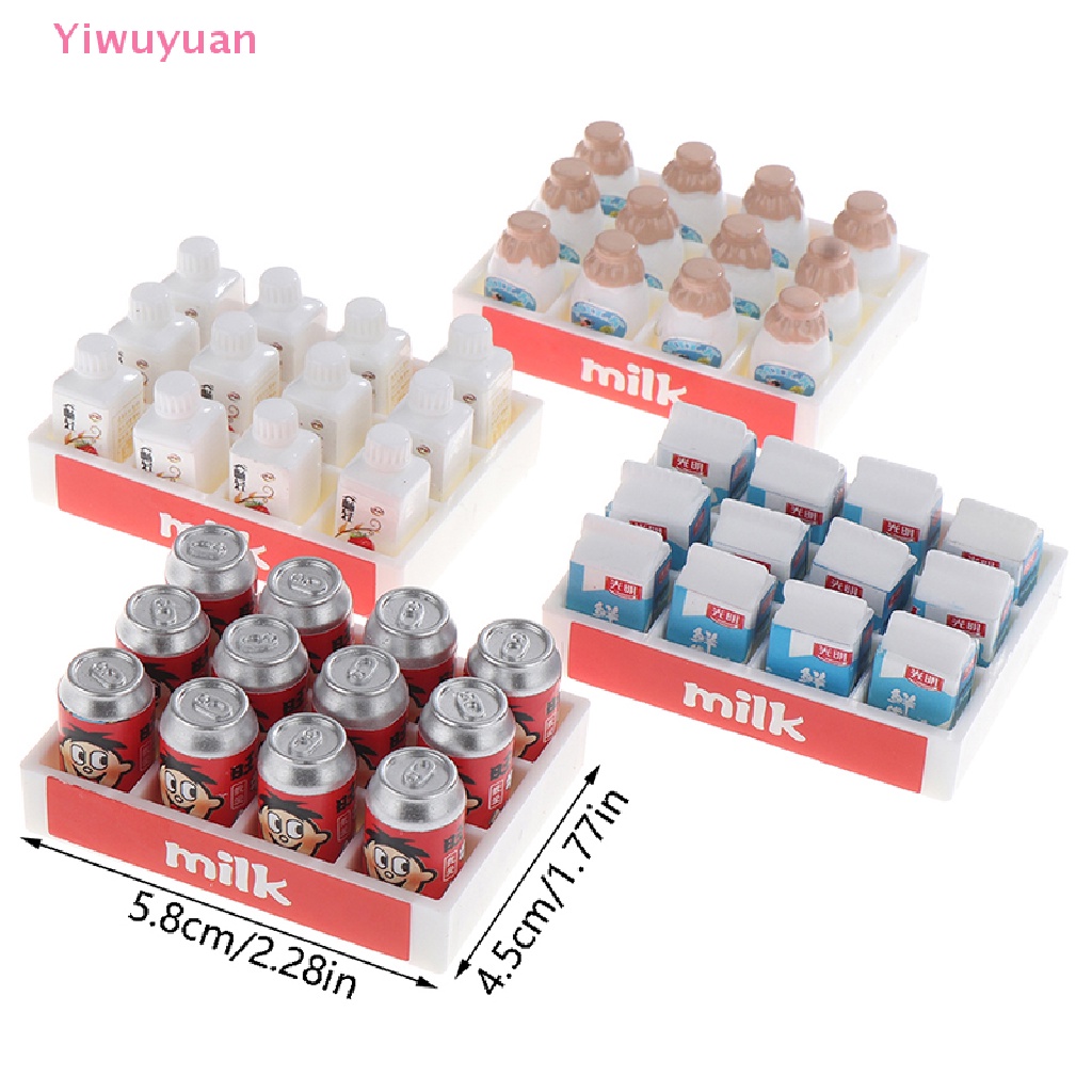 1 Bộ Bình Sữa Đồ Chơi Búp Bê Mini DIY Mới Cho Bé < Yiwuyuan > 1Set