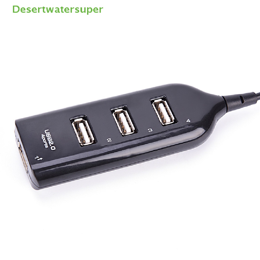 Bộ Chia 4 Cổng USB 2.0 Tốc Độ Cao Màu Đen Cho Máy Tính