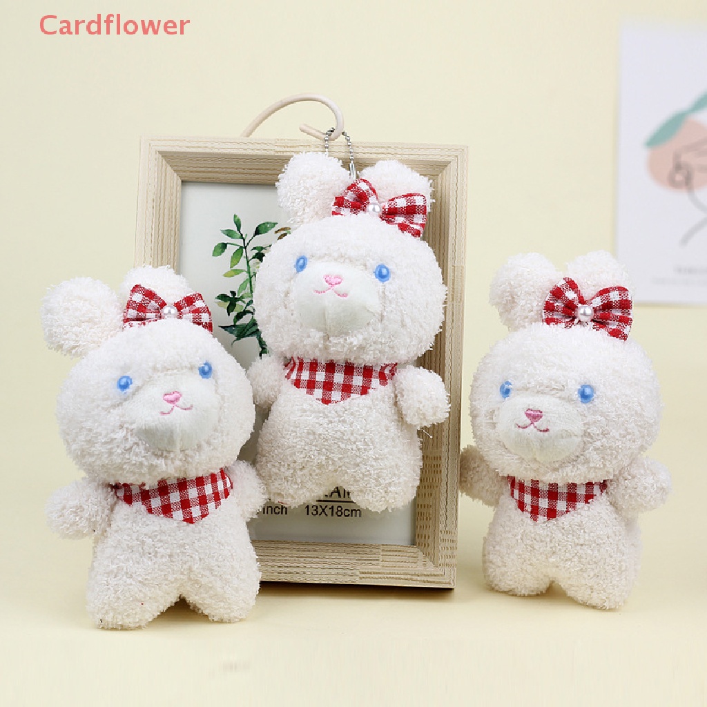 Móc Khóa Thỏ Trắng Nhồi Bông Dễ Thương Cho Bé