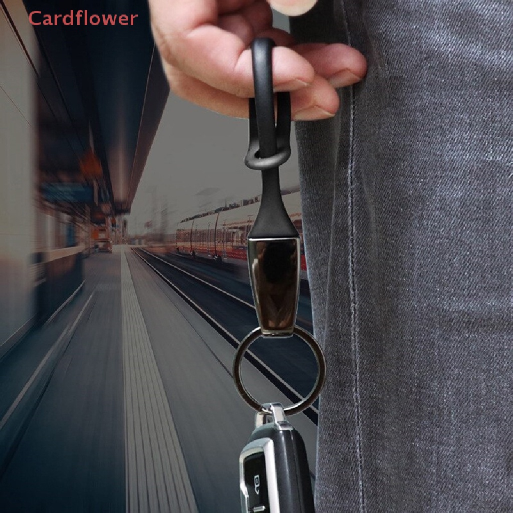 Móc Khóa Kim Loại Chống Thất Lạc Màu Đen Mới