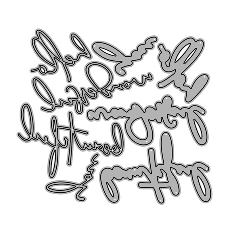 Khuôn Cắt Giấy Làm Đồ Thủ Công Hình Khung Ảnh Đáng Yêu