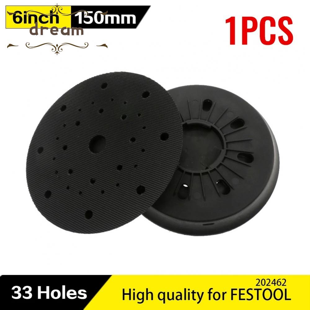 【DREAMLIFE】Sanding Pad 6inch For Disc Heat-resistant Highly-resilient Hook&amp;Loop Plate