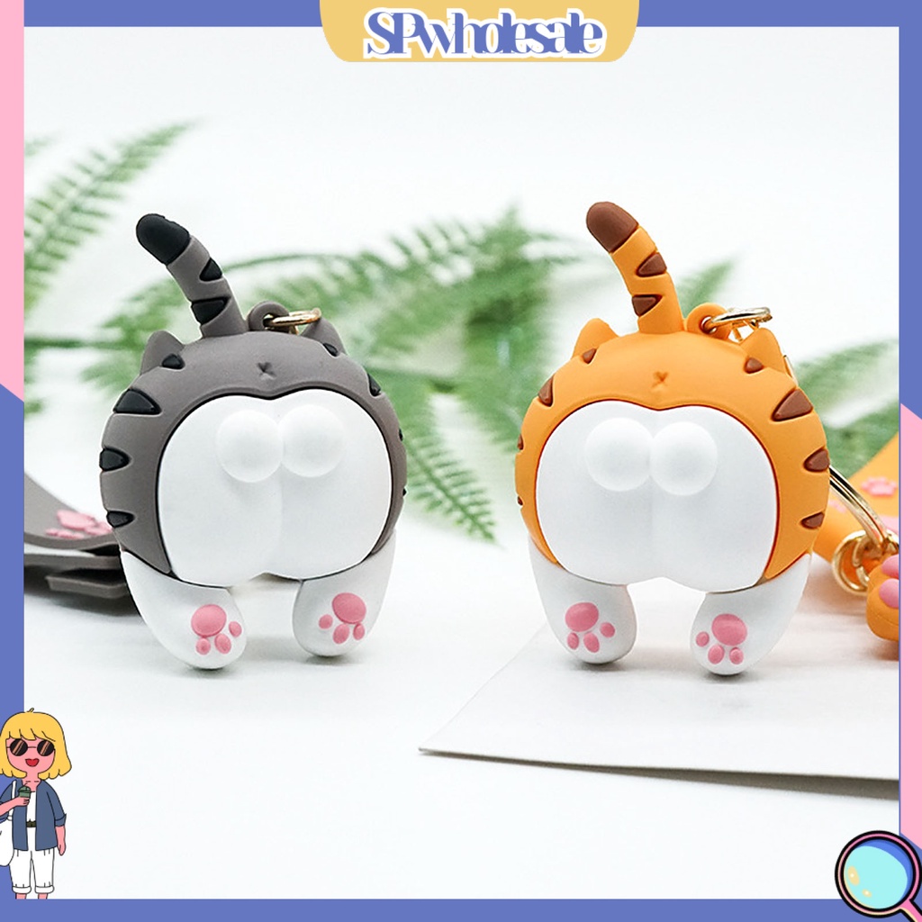 <SPwholesale> Móc Khóa Hình Mông Mèo Hoạt Hình Đáng Yêu