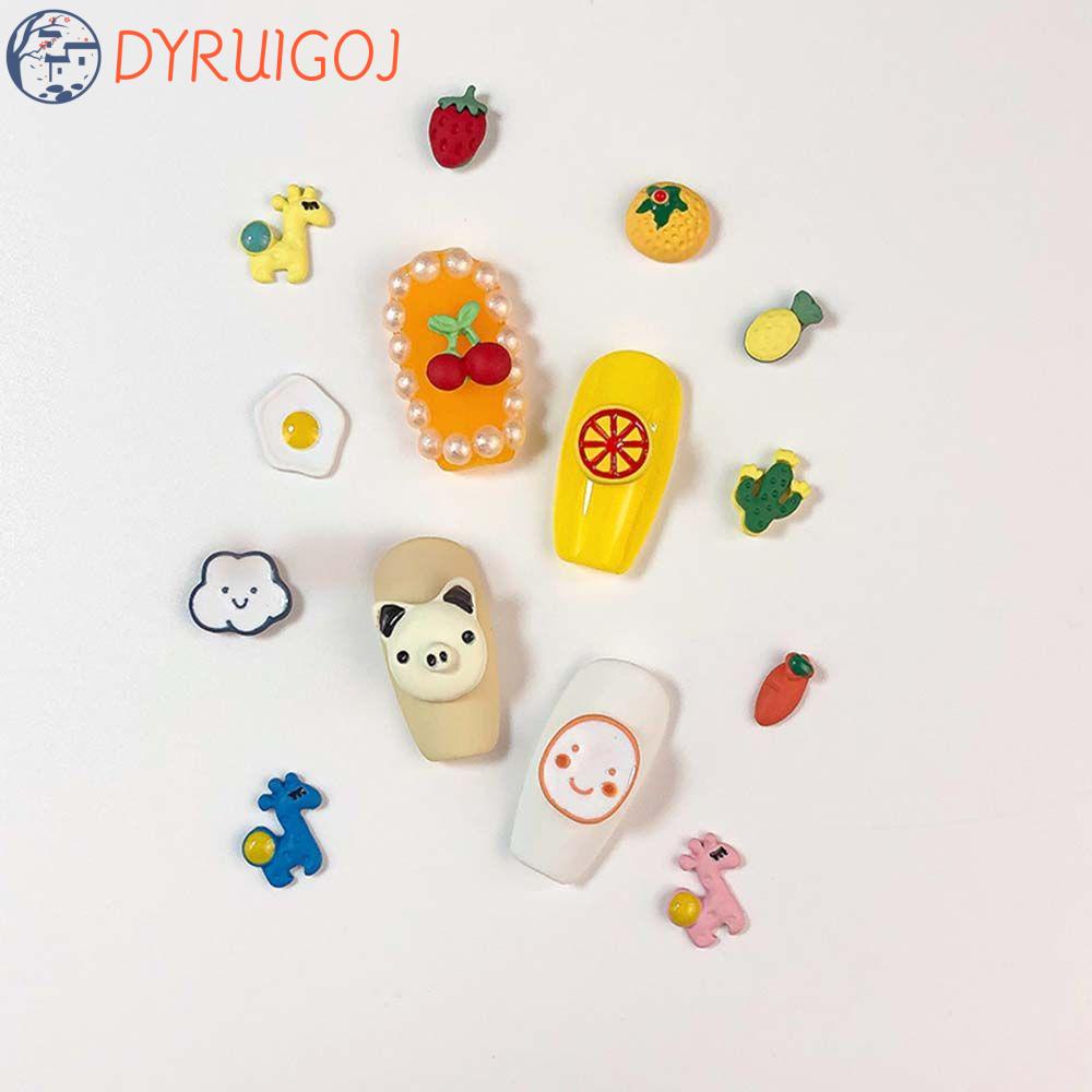 Phụ Kiện Trang Trí Móng Tay DIY Hình Trái Cây Dễ Thương Xinh Xắn