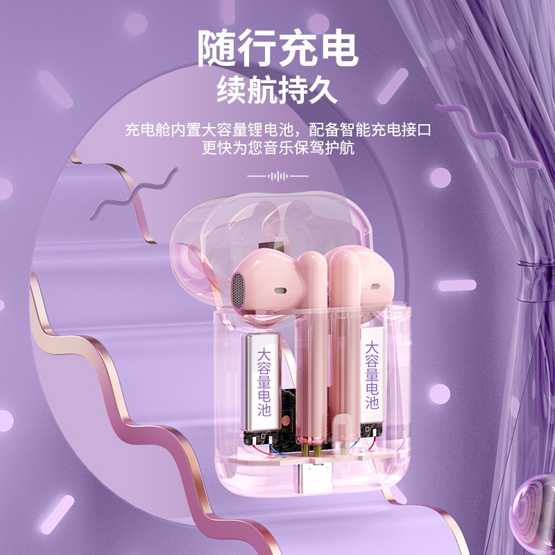Tai Nghe Bluetooth Không Dây TZUZLTWS Âm Thanh HIFI Stereo 9D Chống Nước 2023 Mới