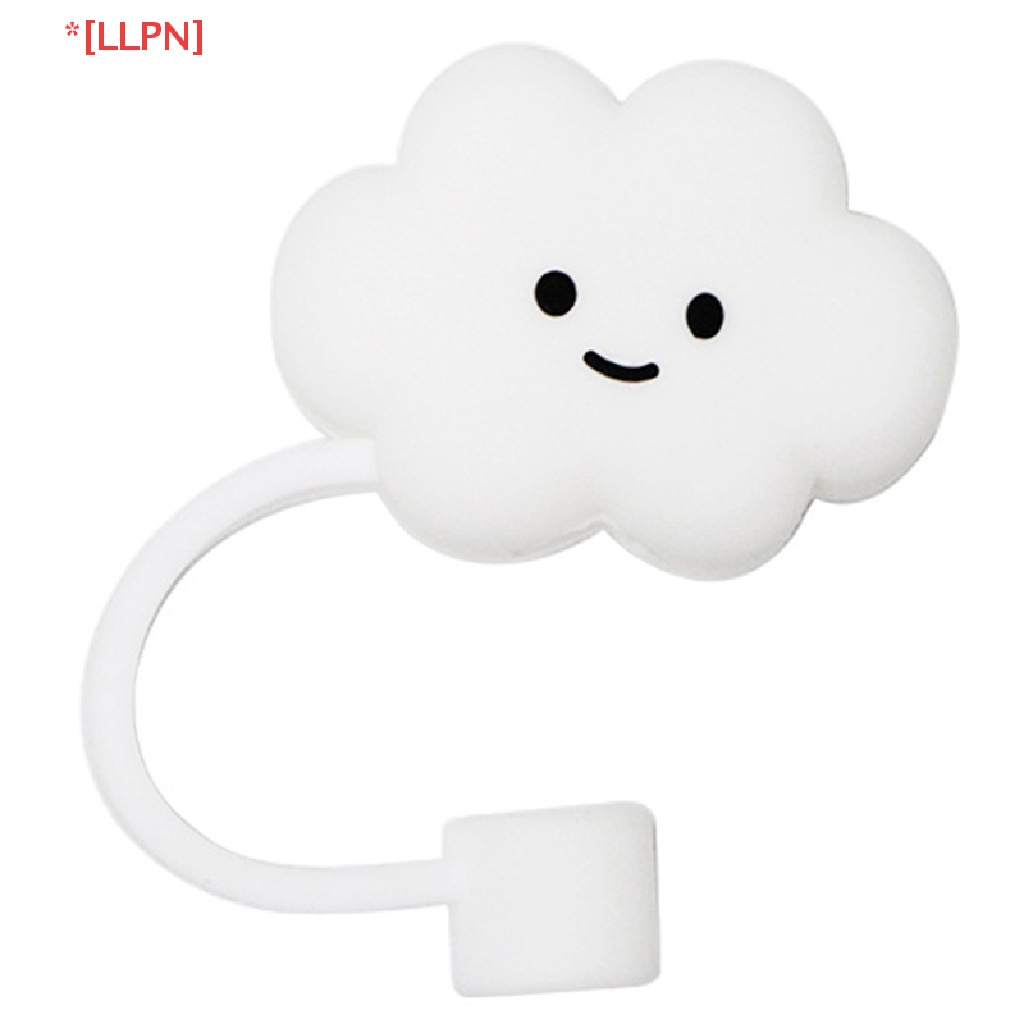 Ống Hút Silicone Tái Sử Dụng Chống Bụi Hình Đám Mây