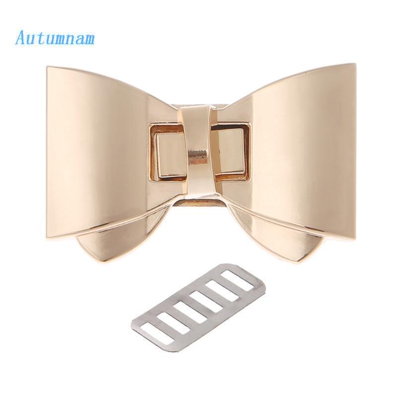 Bộ Khóa Túi Xách Bằng Da Hình Nơ Độc Đáo DIY