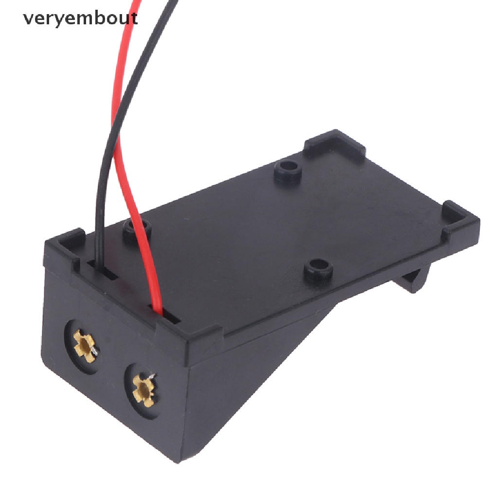 Hộp Đựng Kẹp Điện ut 9V 9V Kèm Dây Dẫn Tự Làm Tiện Dụng