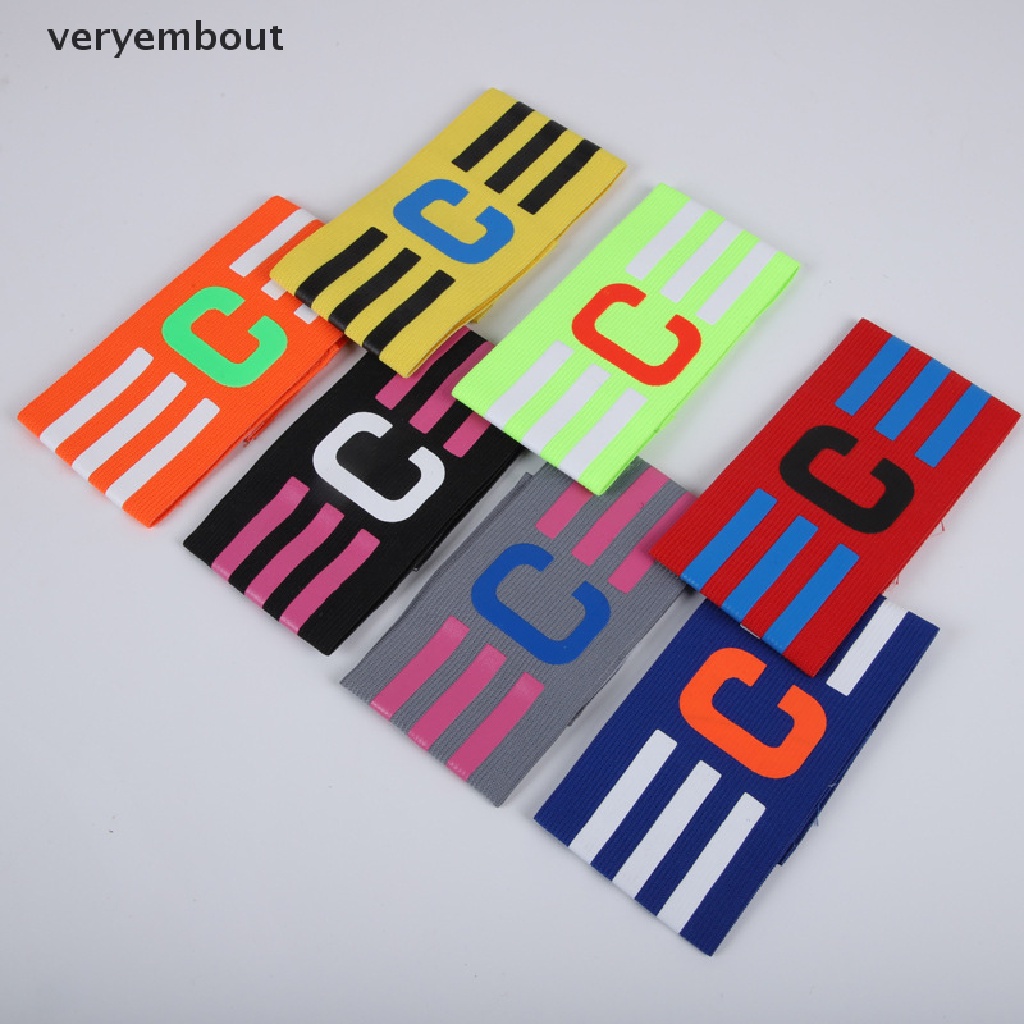 1 Băng Đeo Cánh Tay Bằng Nilon Có Thể Điều Chỉnh Dùng Trong Môn Bóng Đá