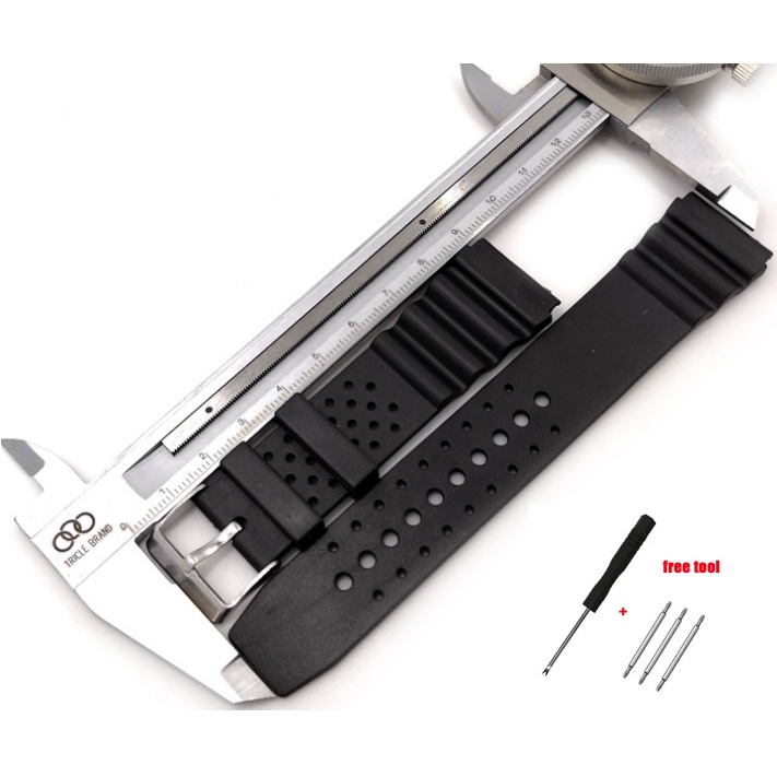 Dây Cao Su Silicone Thay Thế Cho Đồng Hồ Điện Tử 18mm 20mm 22mm