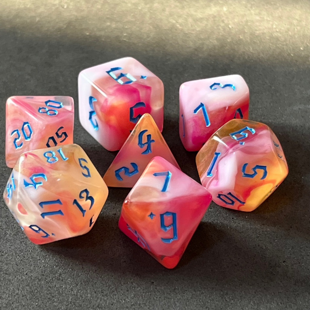 Bộ 7 Viên Xúc Xắc DND Dragon & Dungeon TRPG