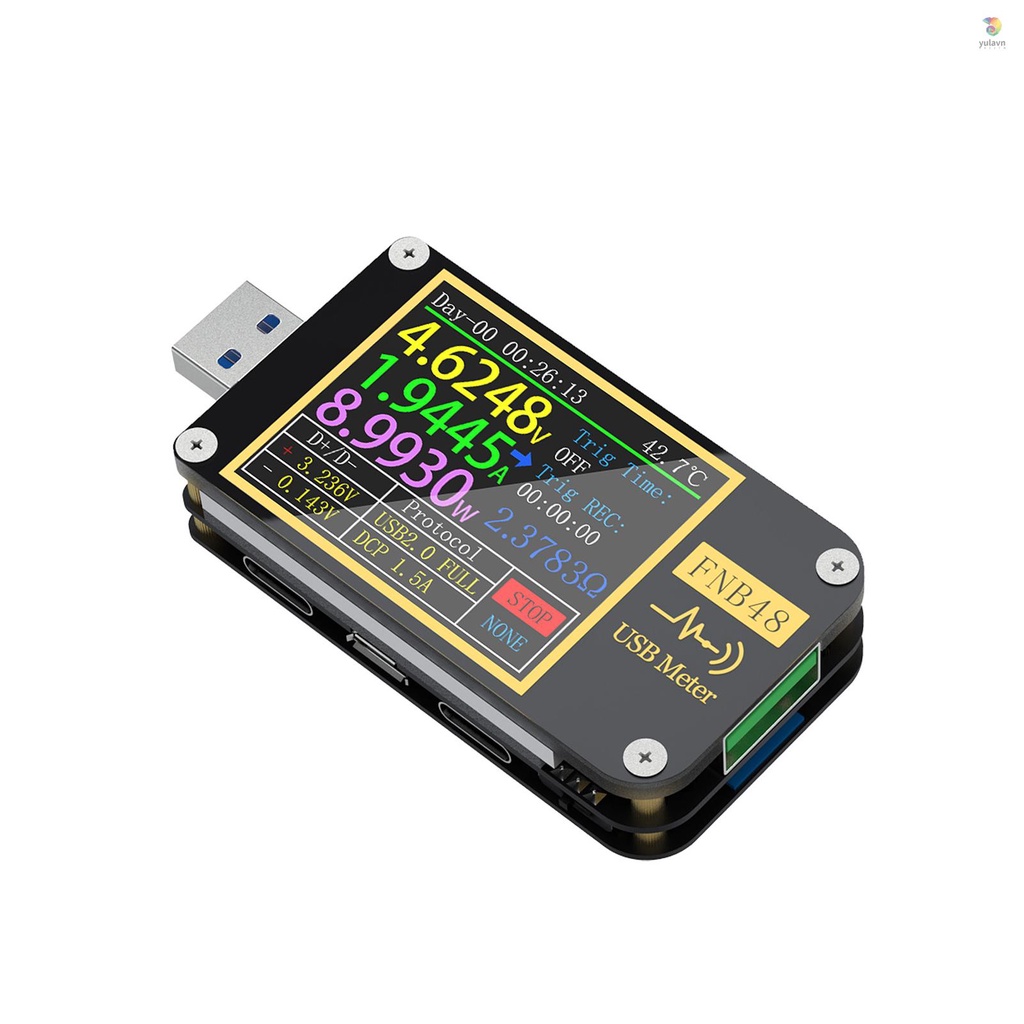 Vôn Kế FNIRSI-FNB48 1.77 Inch Đa Chức Năng Có Màn Hình Hiển Thị Lcd Cho Điện Thoại Di Động