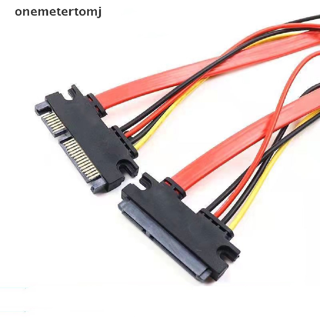 Cáp Mở RộNg onemetertomj Sata 22 Pin Sang Sata 22 Pin Sang Ổ Cứng 7 + 15 Pin Sata
