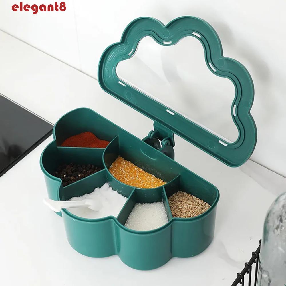 Hộp Nhựa Đựng Gia Vị Nhiều Ngăn Chống Ẩm Mốc Tiện Dụng
