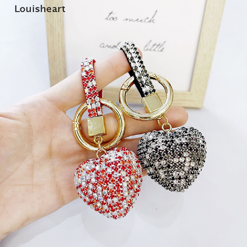 Móc Khóa Hình Trái Tim Đính Đá Louisheart TFG