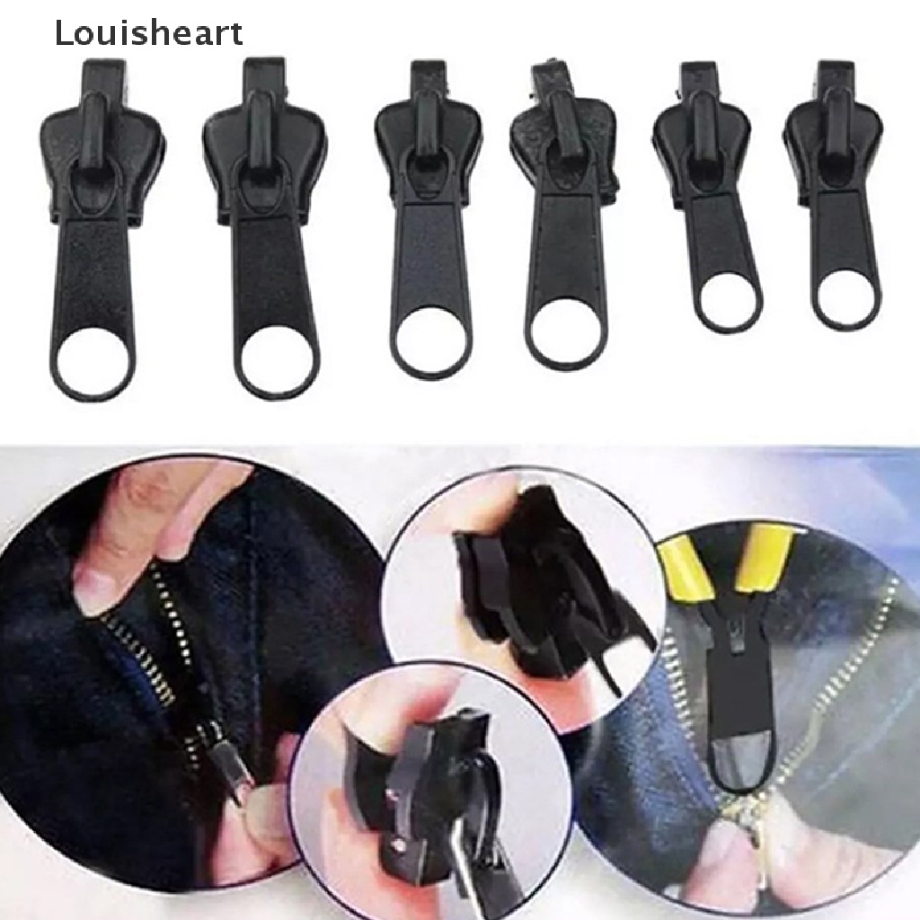 Bộ 12 Thanh Trượt Thay Thế Cho Dây Kéo Xe Hơi Có 3 Kích Cỡ Khác Nhau Louisheart TFG