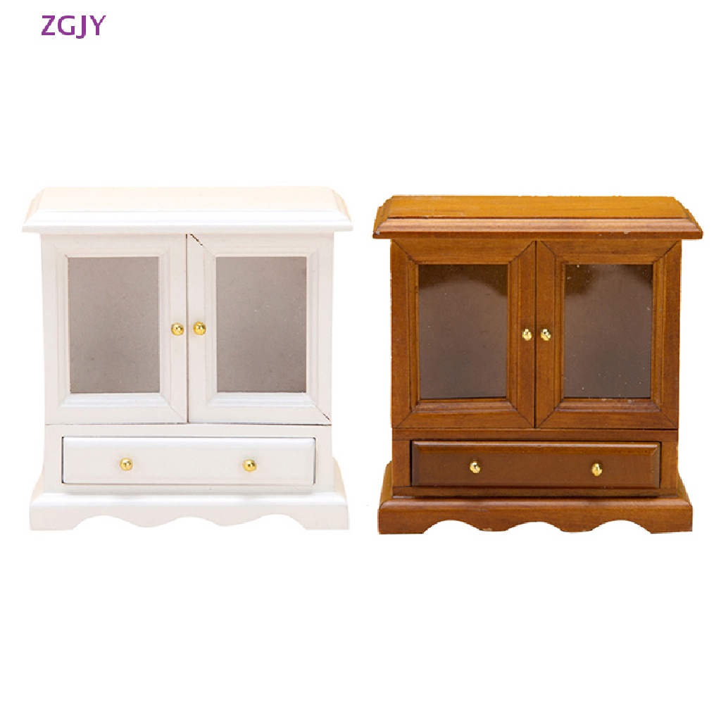1 Tủ Chén Mini Trang Trí Nhà Búp Bê Mới