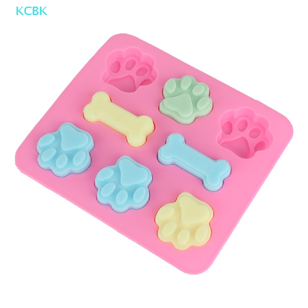 Khuôn Silicone Làm Bánh Hình Bàn Chân Chó 3D DIY