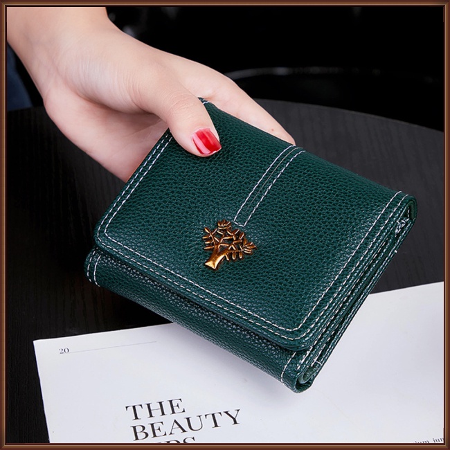 Ví Da Pu Mini Đa Năng Thời Trang Dễ Thương Cho Nữ Giá Đỡ