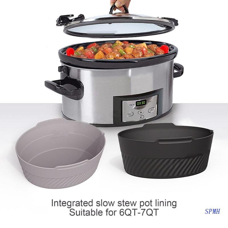 Túi Hầm Thức Ăn Bằng Silicone Siêu Chậm Tái Sử Dụng Được Chống Rò Rỉ Dễ Lau Chùi Cho Nhà Bếp