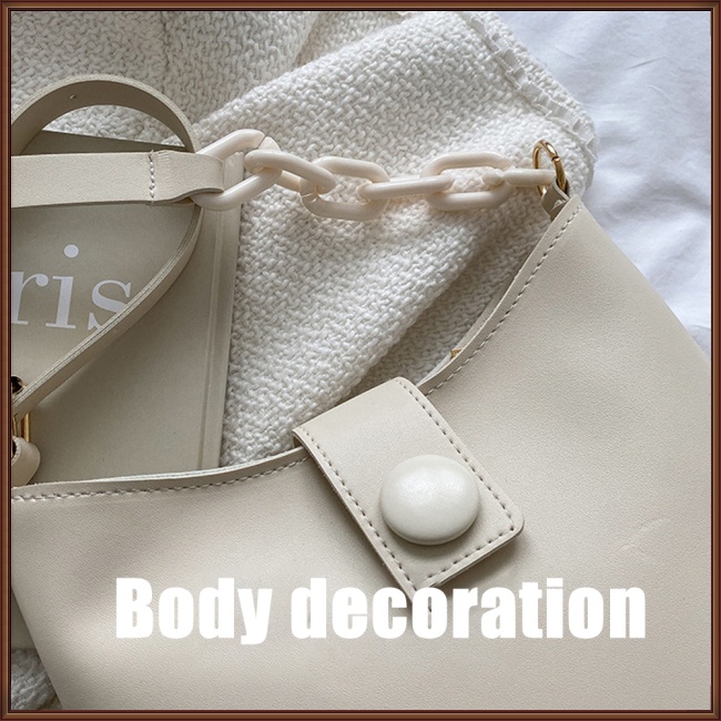 Túi Xách Da Đeo Vai Đa Năng Có Khóa Kéo Thời Trang Cho Nữ