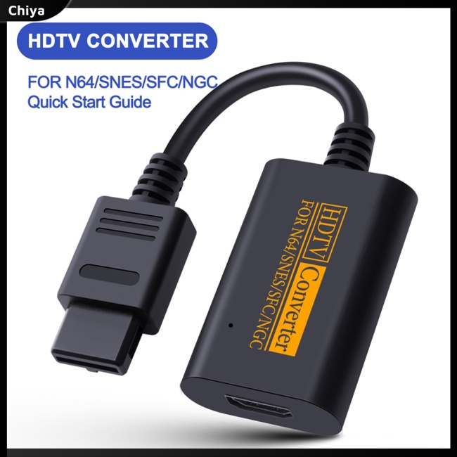 Đầu Chuyển Đổi Âm Thanh / Video Hd 1080 Cho Nintendo Snes Ngc N64 Sang Hdmi