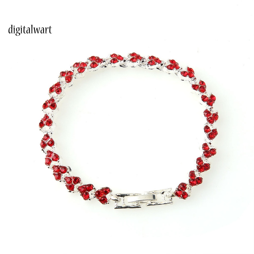 Kỹ Thuật Số| Vòng Tay Đính Đá Pha Lê Nhân Tạo Lấp Lánh Sang Trọng Thời Trang Cho Nữ