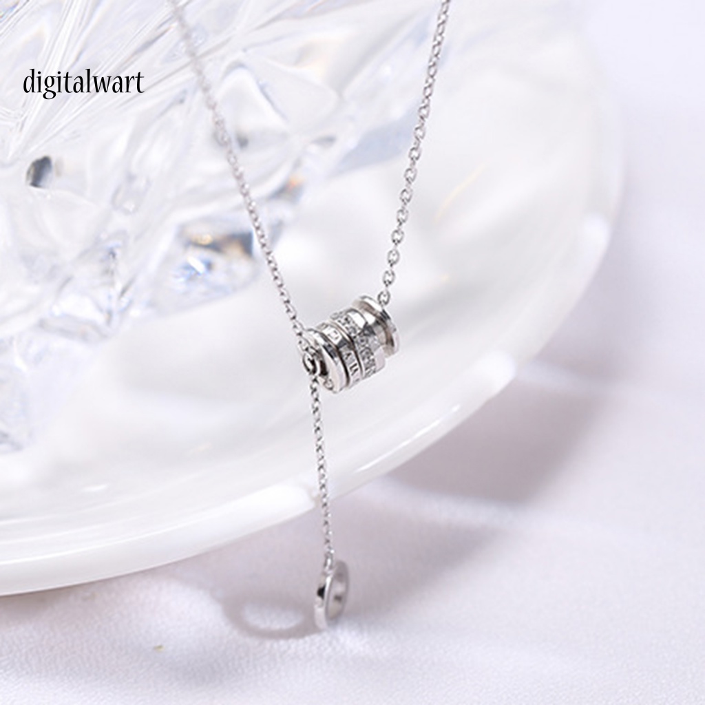 Kỹ Thuật Số| Vòng cổ Mạ Bạc Hình Trụ Thân Thiện Với Làn Da