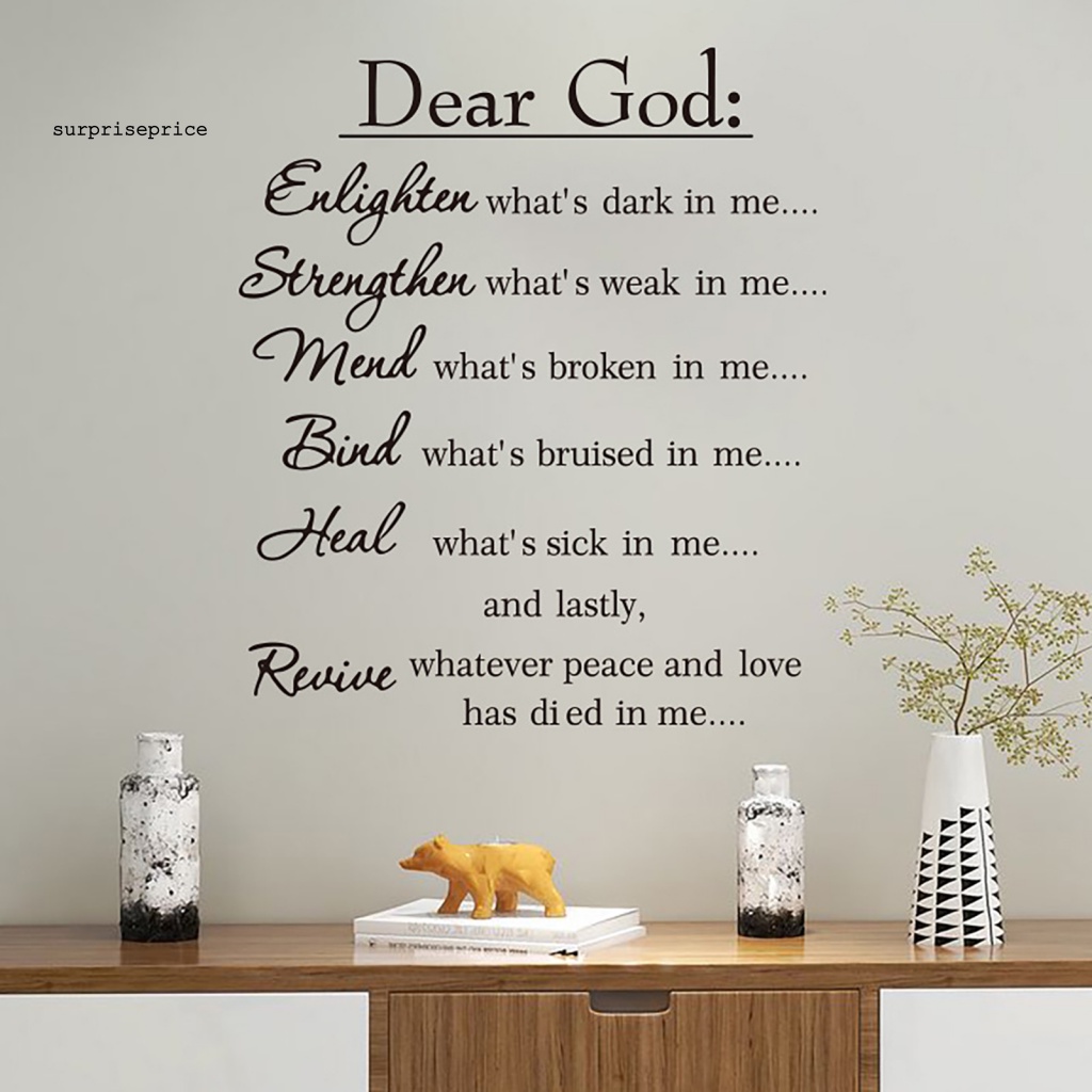 Sticker PVC Dán Tường Họa Tiết Chữ Sáng Tạo Trang Trí Phòng Khách