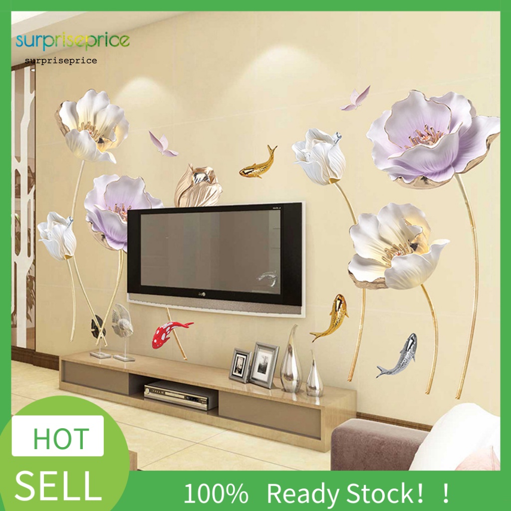 1 Bộ Miếng Dán Tường Bằng PVC Tự Dính Dễ Dán Chắc Chắn Dùng Trang Trí Nhà Cửa